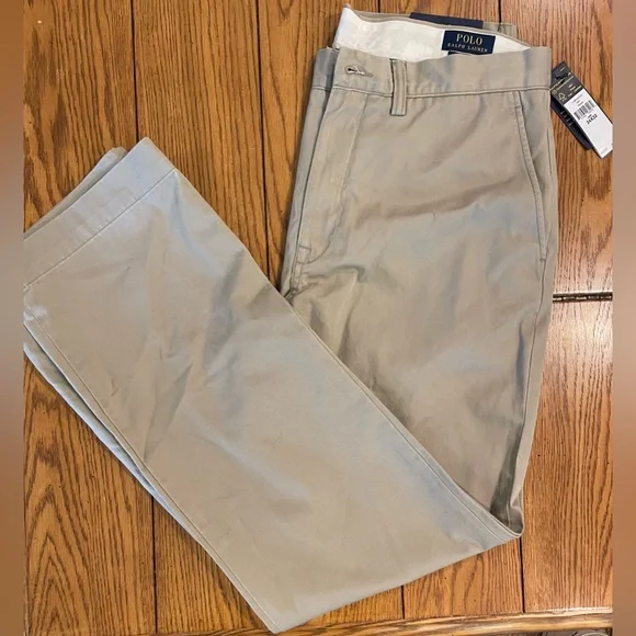 NWT POLO Ralph Lauren Classic Fit Khaki Pant, size 34/32